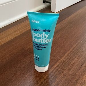 Bliss Super Minty Body Butter Maximum Moisture Cream NWT